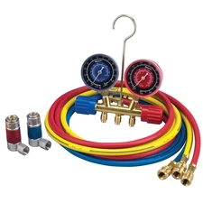 Robinair 45111 A/C R-134A Manifold Gauge Set with 72" Hose & Couplers