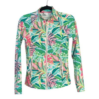 (取寄) シグリッドオルセン インターロック ジャケット アンド スコート セット - Upf 50, ジップ ネック Sigrid Olsen Interlock Jacket and Skort Set - UPF 50, Zip Neck  Paloma Floral/Carmine Rose s-l400.jpg