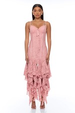 Madeline Ruffle Lace Maxi Dress-Fashion Nova|58839