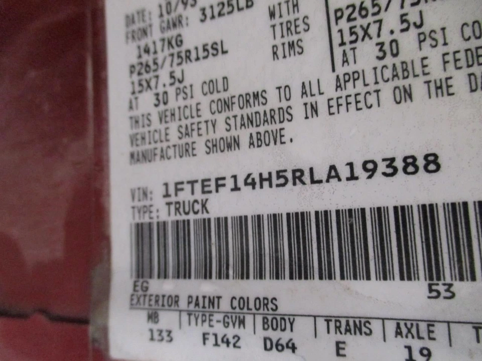 Used Transfer Case Control Module fits: 1994 Ford F150 PICKUP Transfer Case Grad - Image 4 of 4