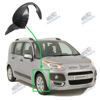 Radlauf StoßStange Vorne Rechts FüR Citroen C3 Picasso Ab 2009
