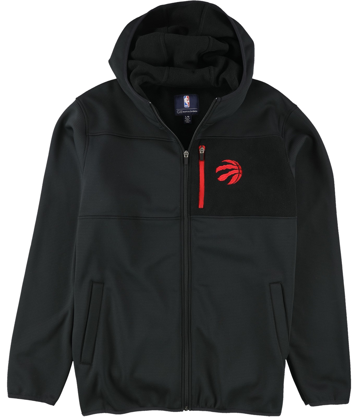 G-III Sports Mens Toronto Raptors Fleece Jacket Black Large 7890₽