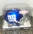 Malik Nabers Signed New York Giants NFL Riddell Speed Mini Helmet Fanatics