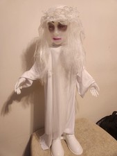 3ft Home Accents Holiday LED Animated White Bride Halloween Scary Haunted Doll