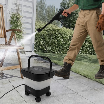 #ad Multifunction Pressure Washerportable Foldable Sprayer Washerblack White $147.89