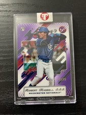 Topps 2025 Pristine Purple Rookie Robert Hassell III #244 Nationals /99