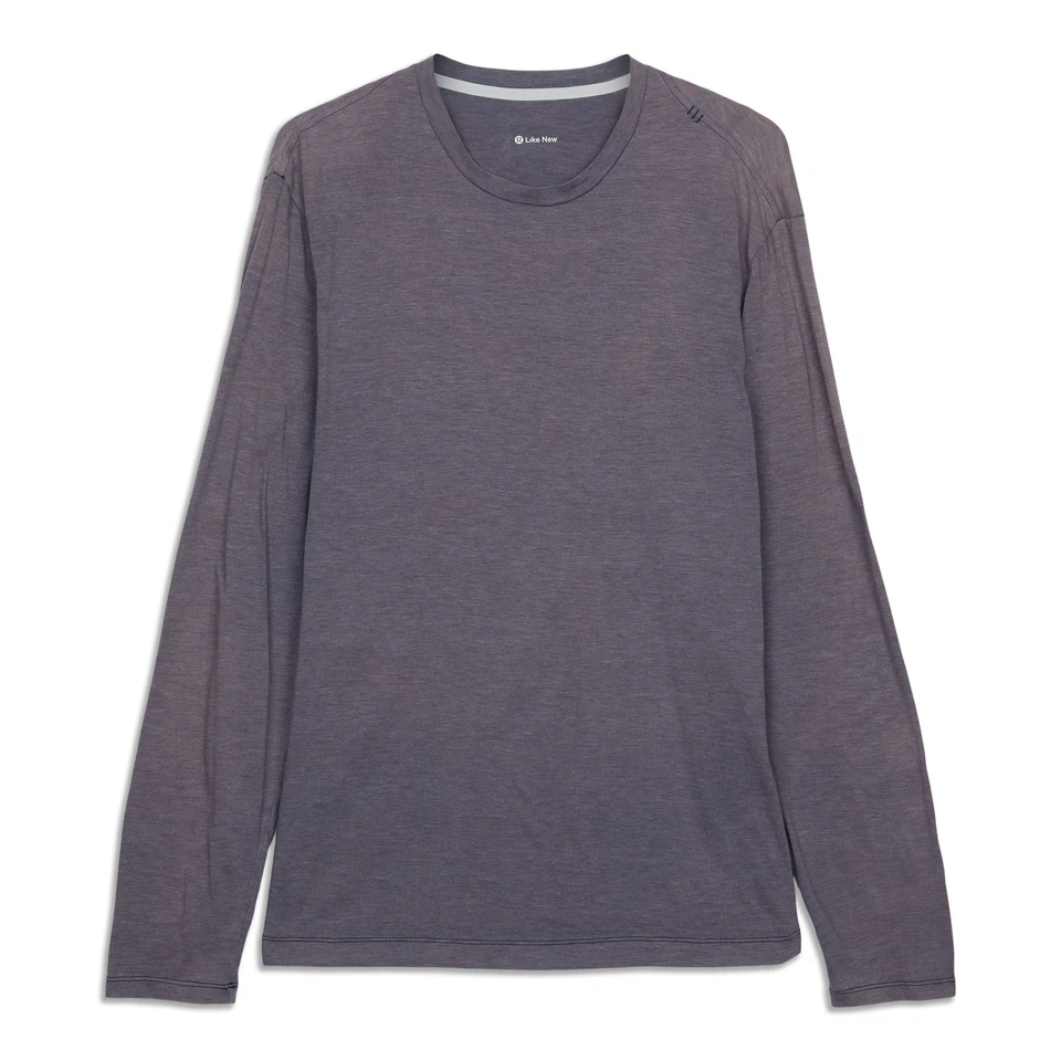 Sudadera informal para hombre lululemon talla S púrpura