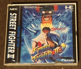Street Fighter 2 Dash PC Engine HuCard Japan Import US Seller TESTED