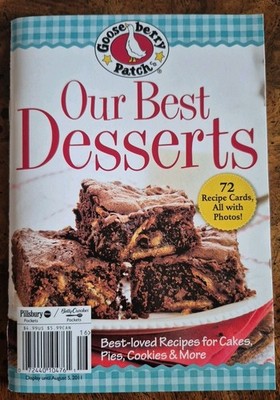 Gooseberry Patch Our Best Desserts 72 Recipe Cards All with Photos Book 2011
