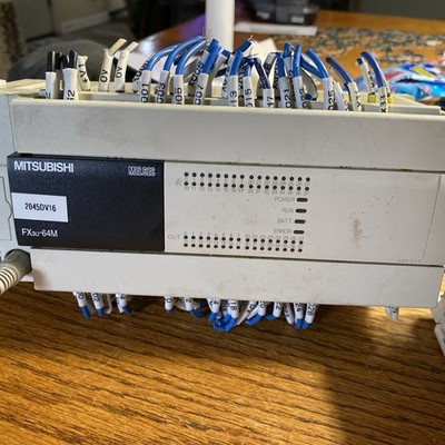 Mitsubishi FX3U-64MT/ES CPU Unit W/ 2 FX2N-1HC CONTROLLER