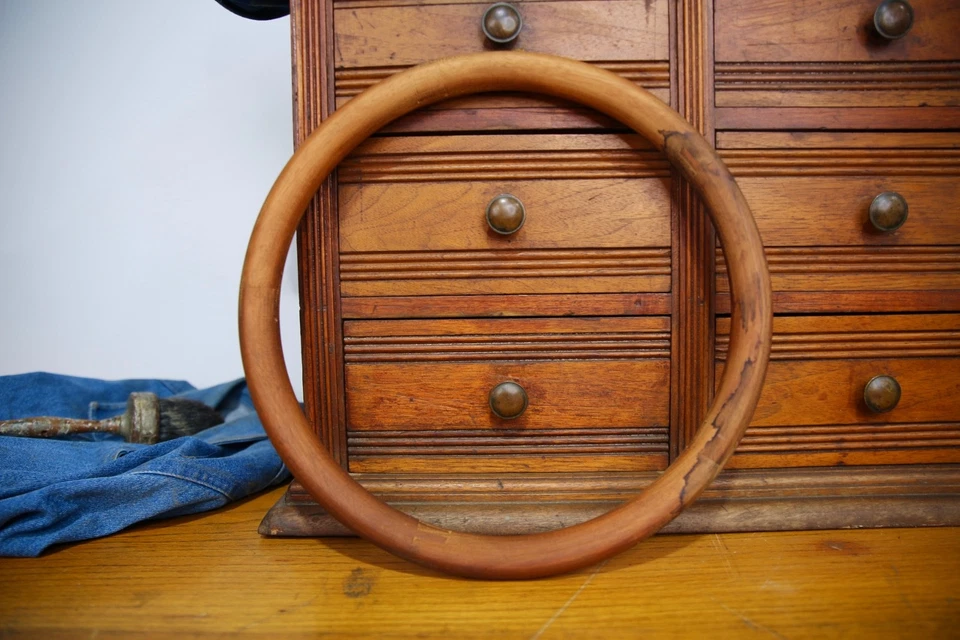 Vintage Antique wood Steering Wheel Buick Pontiac Dodge Reo Ford 14" NOS - Image 3 of 4