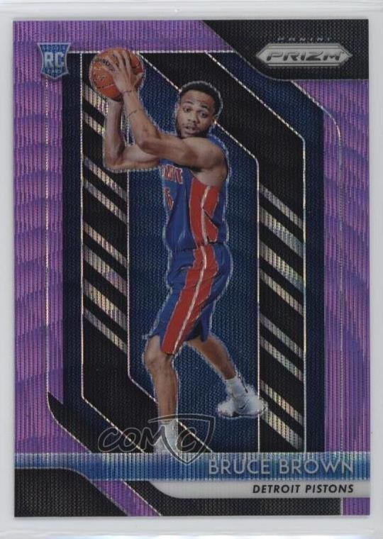 2018-19 Panini Prizm Purple Wave Prizm Bruce Brown #132 0n64