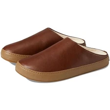 OLUKAI Men's Hamani Leather Slipper - 10541 - Toffee/Tan