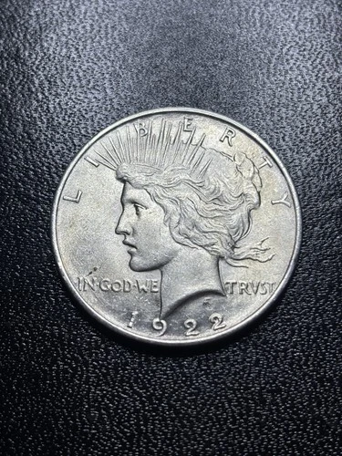 1922 Peace Silver Dollar $1 90% Silver US Coin Circulated AU Details
