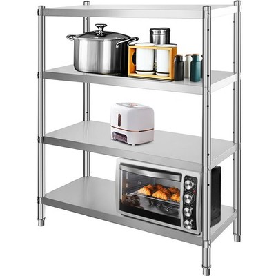 Stainless Steel Kitchen Shelf 48×58'' Shelving Rack Shelves Rack Restaurant