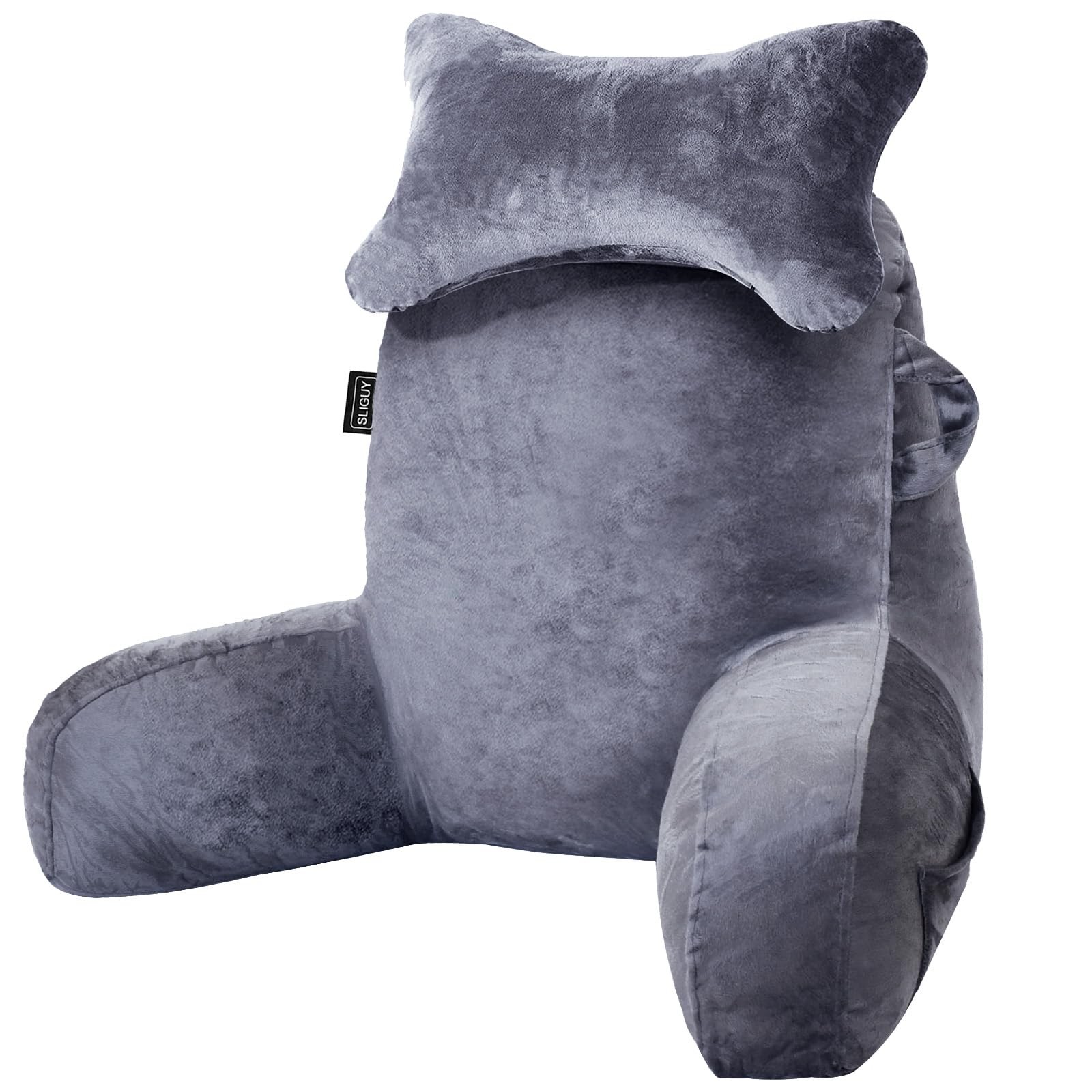 SLIGUY Reading Pillow for Sitting in Bed Couch Adult, Back P