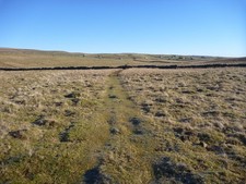 Photo A2 Pennine Way towards Sayer Hill Langdon Beck/NY8531 Nothing muc c2011