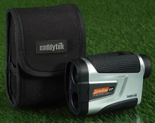 CADDYTEK CADDYVIEW V2 RANGEFINDER SLOPE GOLF RANGE FINDER YARDAGE & CARRY CASE