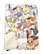 Eevee Pokemon Trading Card Binder Holder Case Album Book 50 Sheets TCG 400-Slot