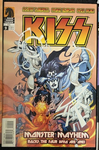 Dark Horse KISS Comics Lot- 1, 3, 7 - 10 - Paul Gene Peter Ace No Love For Eric? - Picture 6 of 10