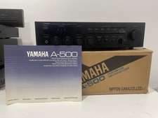 Yamaha A-500 Natural Sound Integrated Amplifier Black, Box, Manual,Phono, Japan 