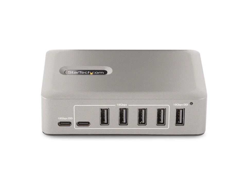 StarTech 10-Port USB-C Hub - 8x USB-A/2x USB-C - Self-Powered w/65W Power Supply - Image 3 of 4