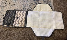 Skip Hop Pronto Portable Changing Pad Station   Chevron Grey and white