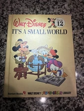 Walt Disney Fun-To-Learn Library Volume 12 Book Only Its’s A Small World 1986