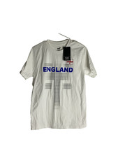 GEN 2 Kids England National Soccer Team T-Shirt White Size L [14-16]