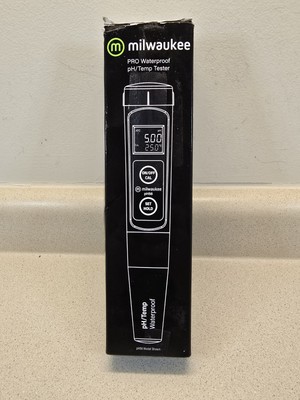 Milwaukee PH56 PRO Waterproof 2-in-1 pH/Temp Tester with Replaceable Probe