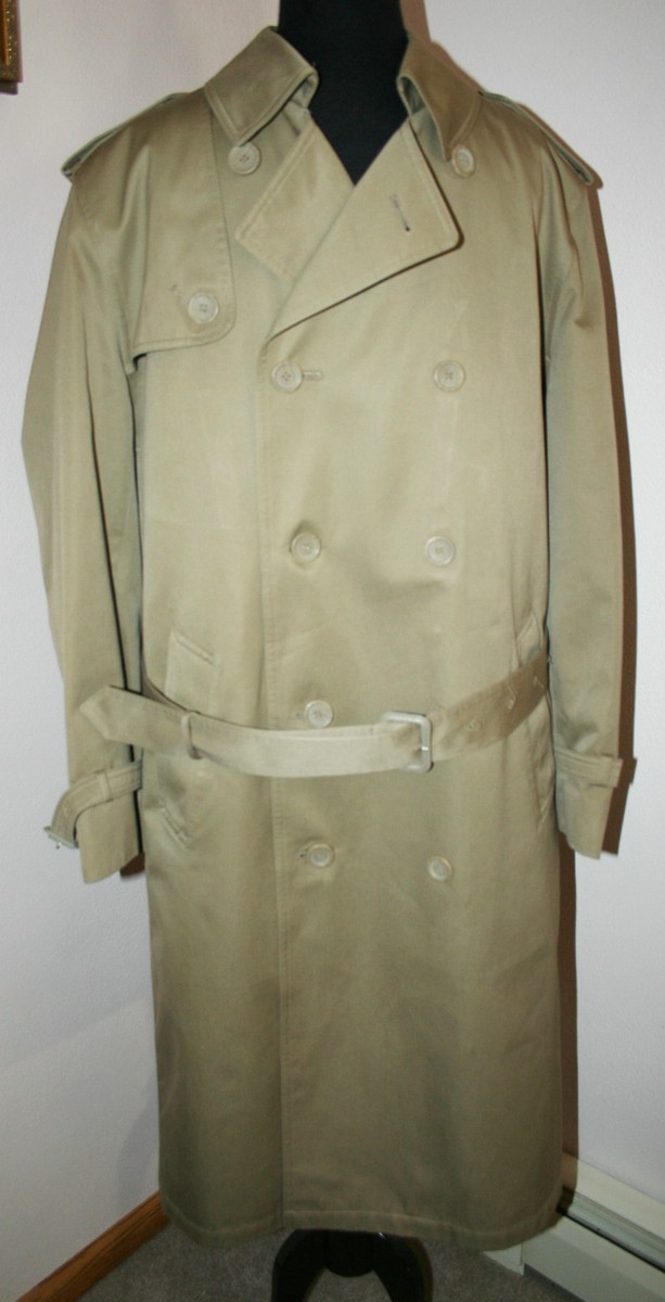 VTG Men's Trench Coat Over Coat 40 NM OLEG CASSINI | eBay