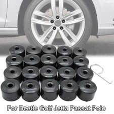 20pcs Wheel Lug Nut Bolt Screw Cap Water Proof Cover For Vw Golf Beetle Passat.