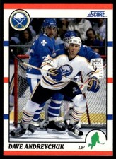 1990 SCORE NHL HOCKEY Trading Card #189 -- Dave Andreychuk, Buffalo Sabres