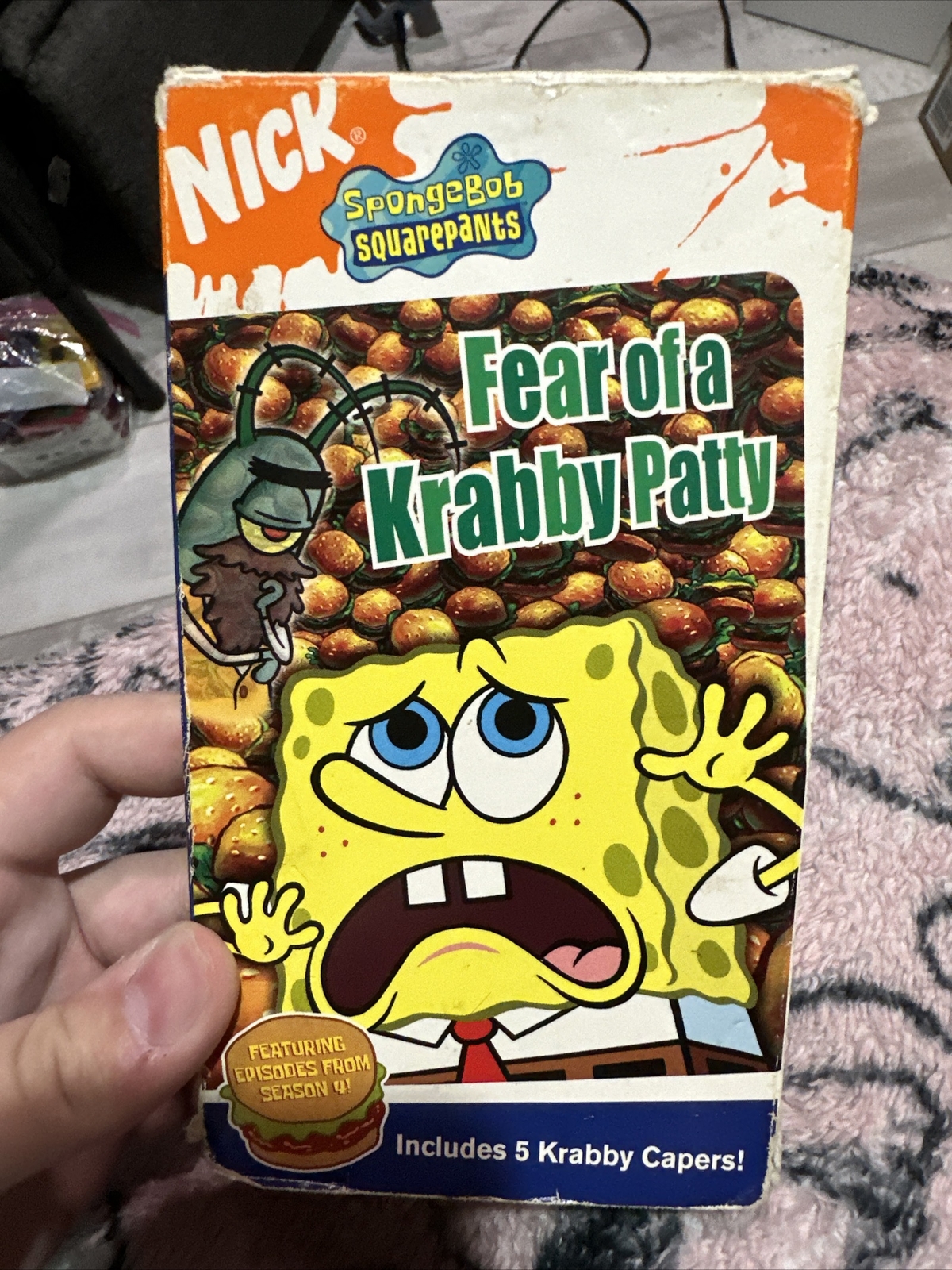 Spongebob Squarepants Fear of a Krabby Patty (VHS, 2005) 97368875531