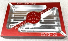 GORGEOUS CNC Machined Vintage Ashtray Aluminum HR Machinery LeBlond Makino Red