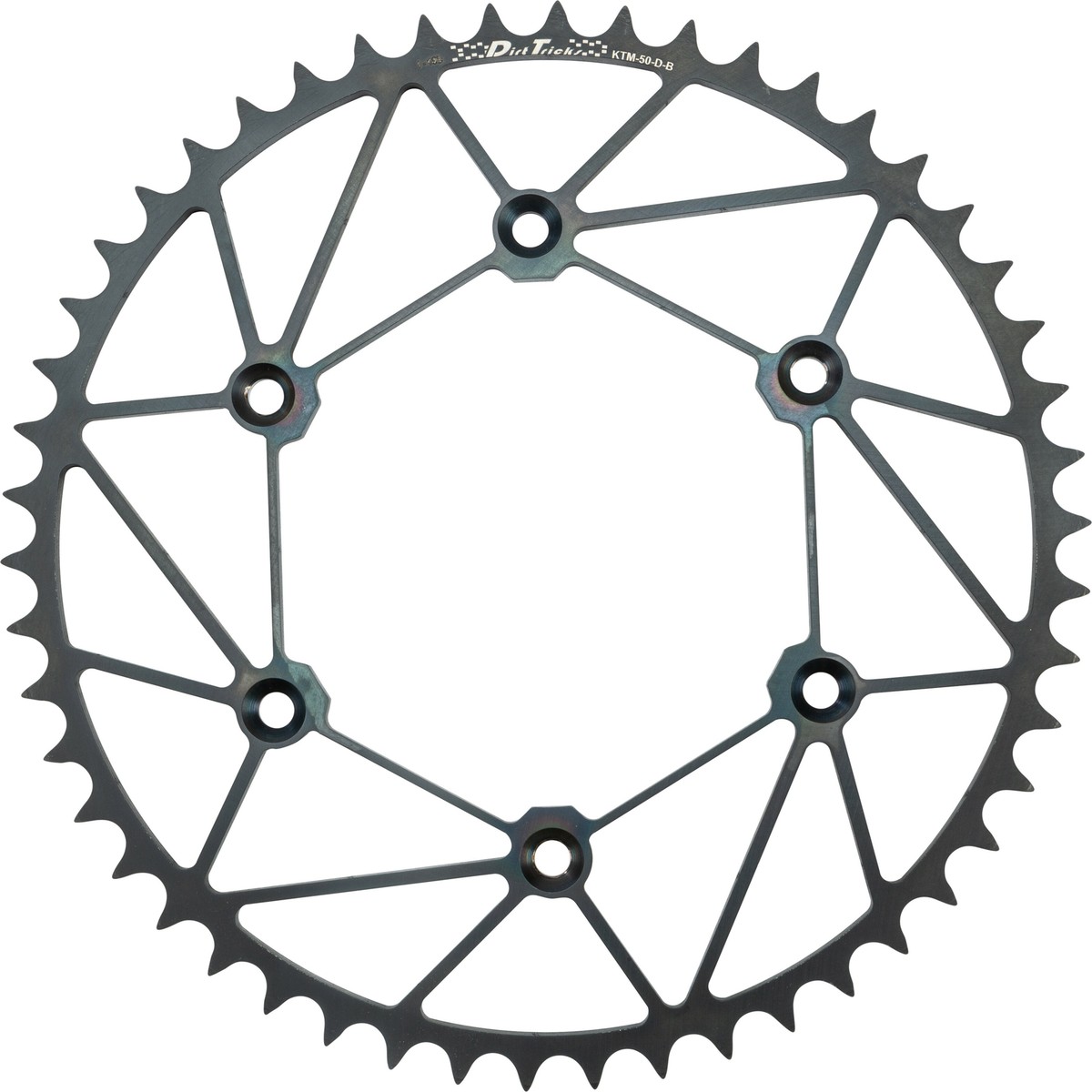 Dirt Tricks Rear Sprocket Chromoly Stl/Zir 51T 520 Blk YZ125/250
