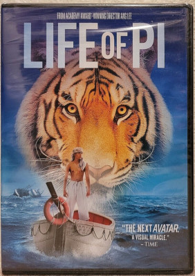 Life of Pi (DVD 2012)  Suraj Sharma, Irrfan Khan, Adil Hussain - New, Sealed!