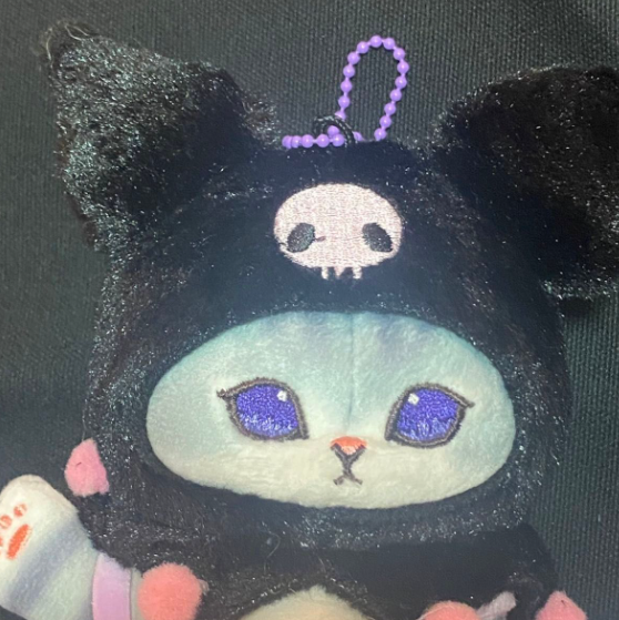 Sanrio x Mofusand Kuromi Mascot keychain Plush Japan import | eBay