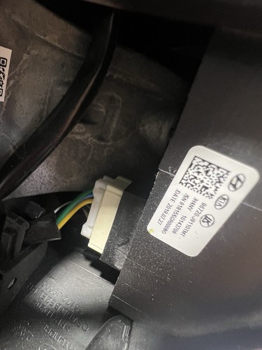 2018-2021 Hyundai Kona Steering Wheel Black Leather OEM 56100-J9380-UN5 - Picture 6 of 11