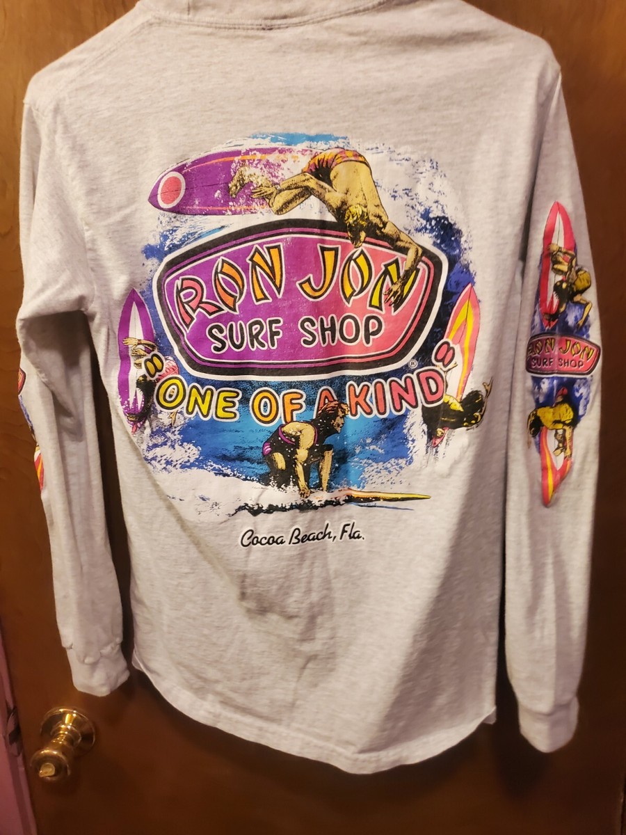 T-shirt Ron Jon Surf Shop homme moyen planche de surf art Floride plage