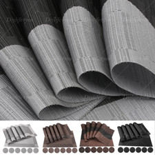 12er Set Tischset PVC Platzset Untersetzer Abwaschbar Platzdeckchen Platzdecke