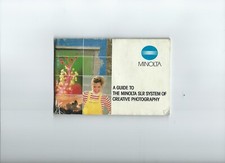 A Guide To The Minolta SLR System Of Creative Photography, 1984 Original Booklet