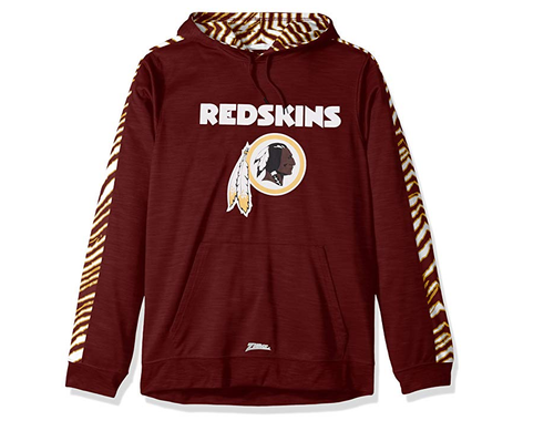 Zubaz para hombre NFL Washington Redskins Jersey Con Capucha Con Acentos De  Cebra | eBay