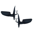 COPPIA Specchi Retrovisori Con Leva MANUALI NERI FIAT PANDA 141 750 Compatibili