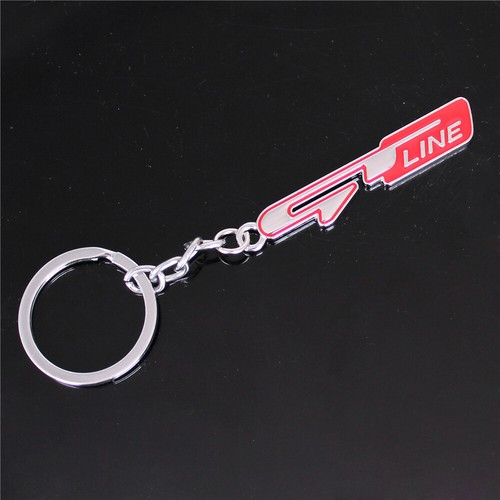 1x GT LINE Emblem Car Fashion Key Chain Key Ring for Rio Optima Sportage Stinger - Picture 7 of 9