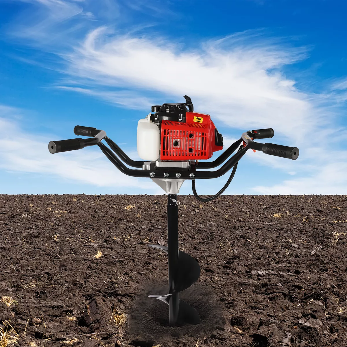 3HP 2 Stroke Gas Power Post Hole Digger Honda Engine with 8 inch