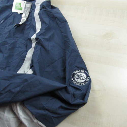 Sun Mountain Jacket Mens Large Blue Full Zip Rain Outdoor Golf Lightweight - Picture 10 of 21