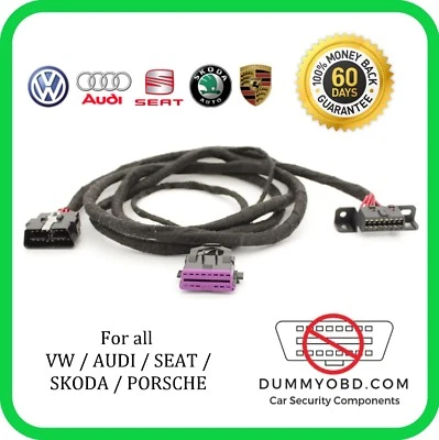 VW / AUDI / SKODA / SEAT manichino porta OBD estensione trasferimento prolunga diagnostica
