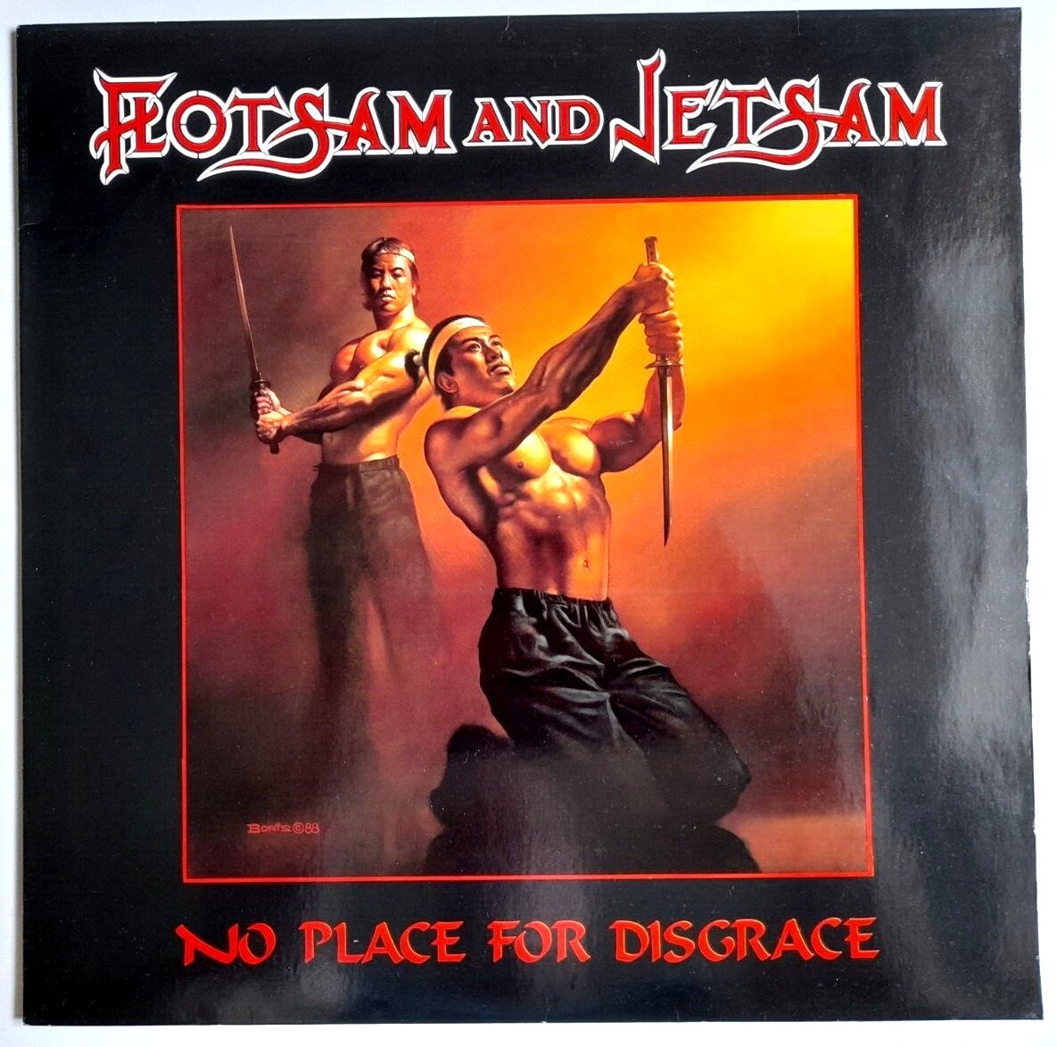 NM Flotsam And Jetsam No Place For Disgrace Vinyl LP Roadrunner