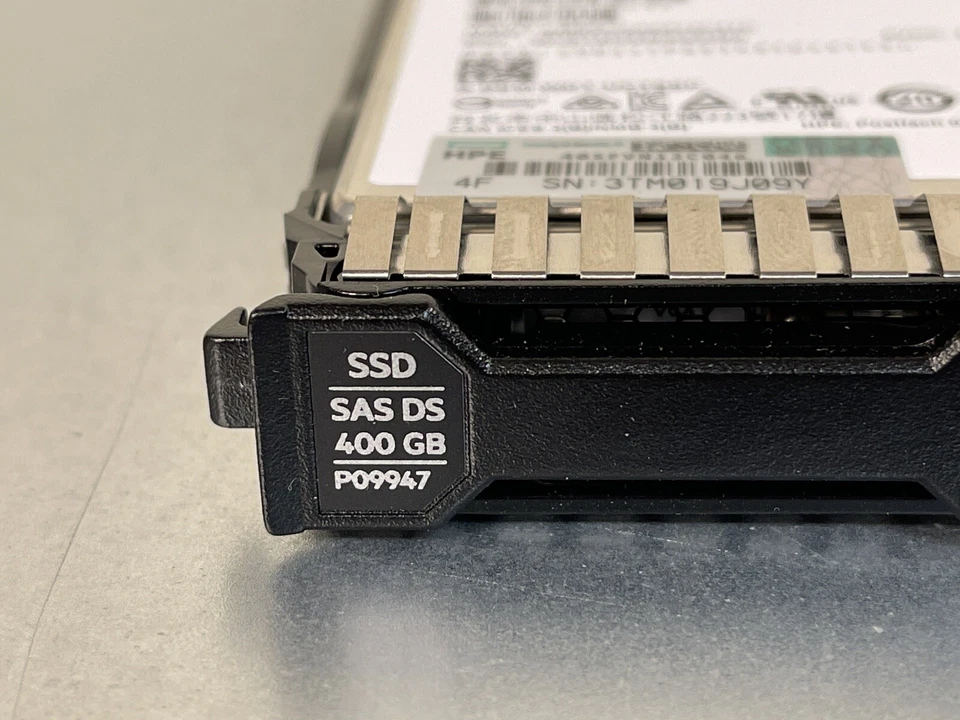 HPE 400GB 12G SAS WI SFF 2.5 SSD SC 7 TBW 10 DWPD Write Intensive 99.8%+ DS 15mm - Image 2 of 4